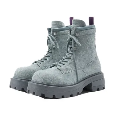 

Зимние женские мотоциклетные ботинки в стиле панк обувь для вечеринок и ночных клубов женские ботильоны челси из натуральной кожи на массивном каблуке