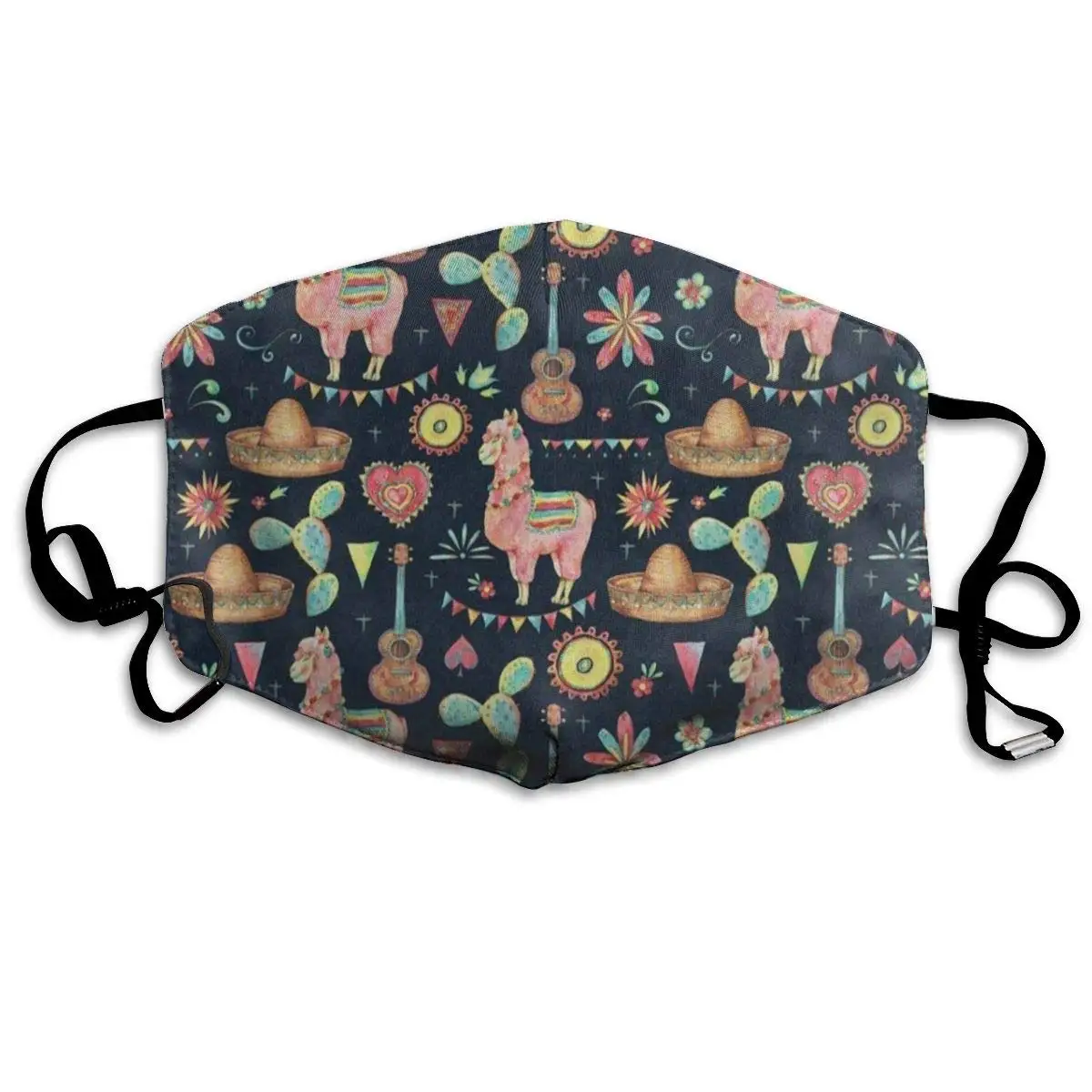 

Merry Christmas Snowflake Red Great Dust Mouth Mask Reusable Anti-Dust Face Mask Adjustable Earloop Skin Protection