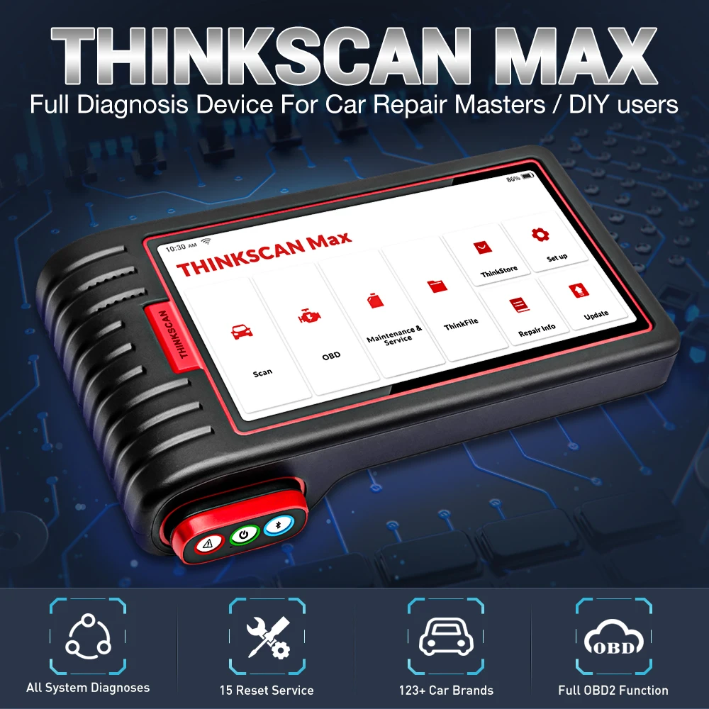 Thinkcar Thinkscan Max OBD2 Диагностический Инструмент Профессиональный сканер