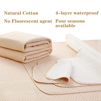 waterproof organic cotton baby diapers changing mat toddler covers portable sheets newborn infant bassinet mattress pads