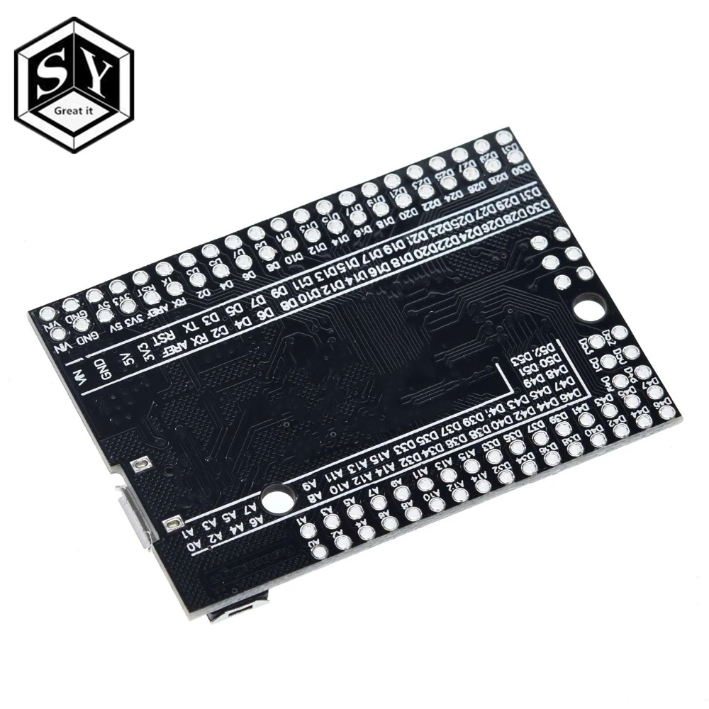 1 шт. Great IT Mega 2560 PRO MINI 5 В (вшивка) CH340G с штырьками совместимыми arduino 2560|Интегральные