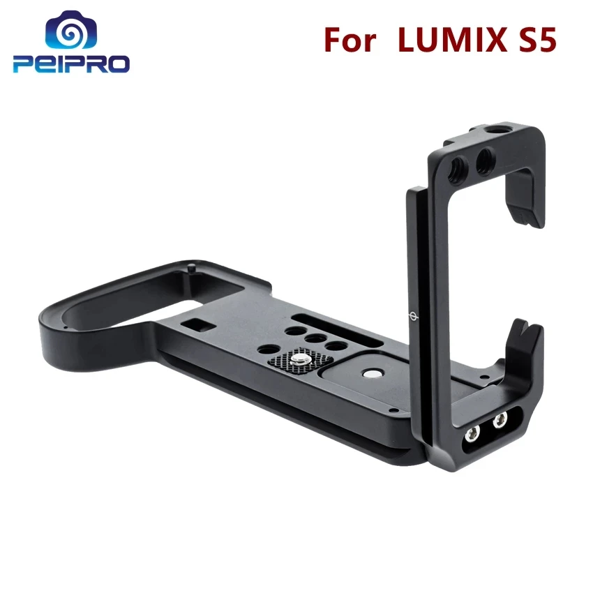 

PEIPRO Алюминиевый быстросъемный L-образный кронштейн для камеры LUMIX S5