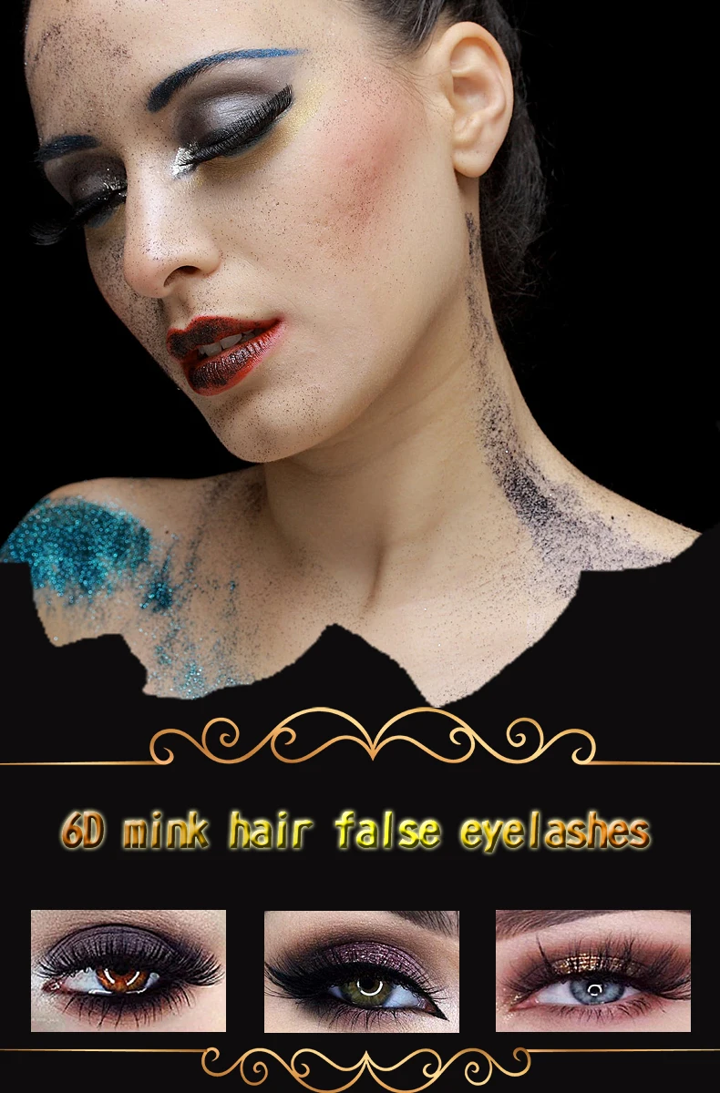 Mink eyelashes 3d mink hair eyelashes10 pairs long makeup 3d faux nature fake lashes extension false eyelashes Wholesale(10P