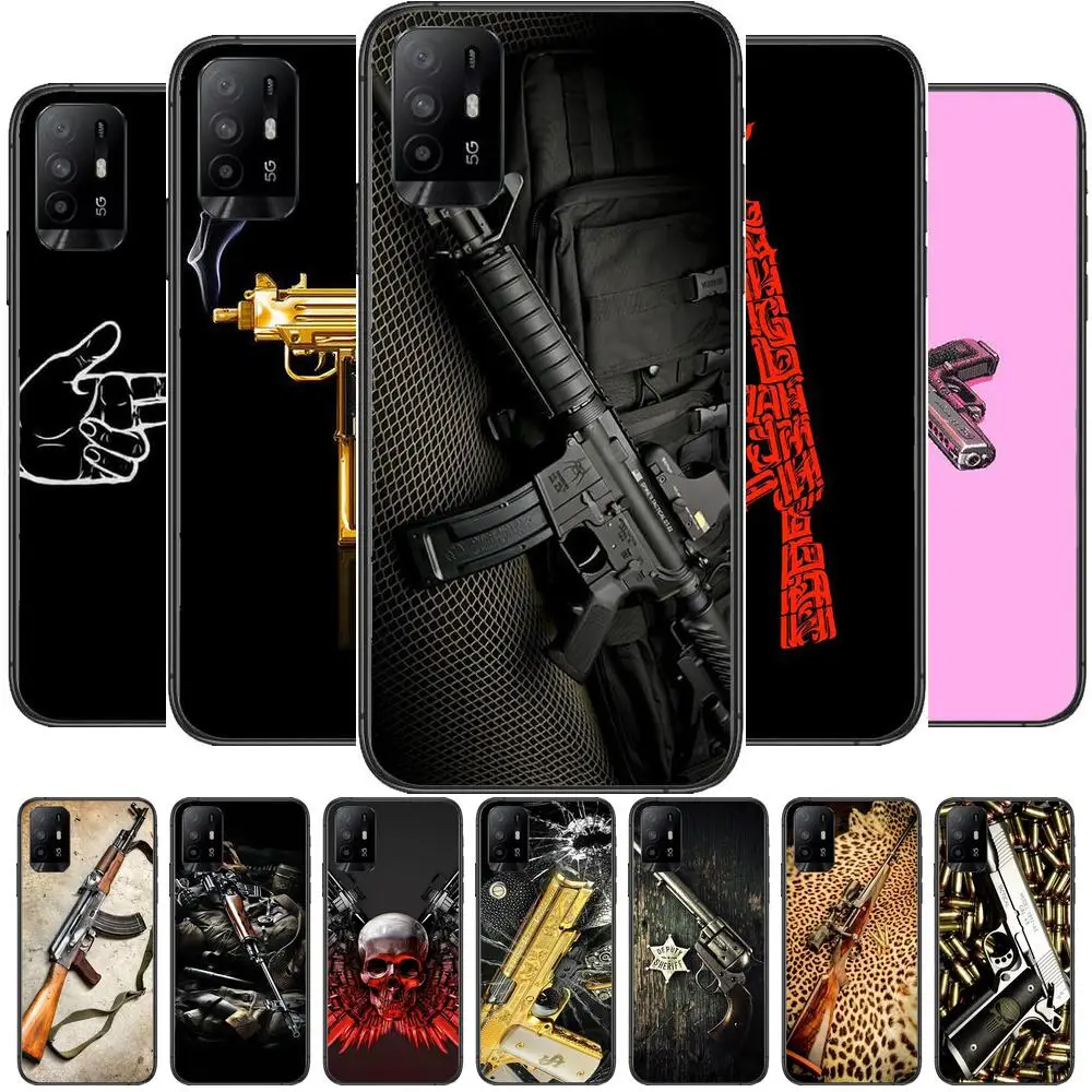 

Popular gun style phone caseFor Realme C3 Case Soft Silicon Back cover OPPO Realme C3 RMX2020 Coque Capa Funda find x3 pro C21 8