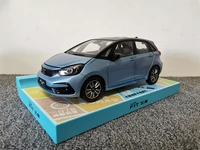 1:18 Diecast Model for Honda Fit Sport Jazz GK5 2022 Blue Hatchback Alloy Toy Car Miniature Collection Gifts