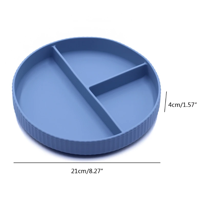 

Baby Silicone Dining Plate Children Dishes Training Tableware Kids Feeding Bowls