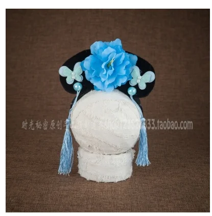 Повязка на голову в китайском стиле ретро династии Цин | Детская одежда и обувь