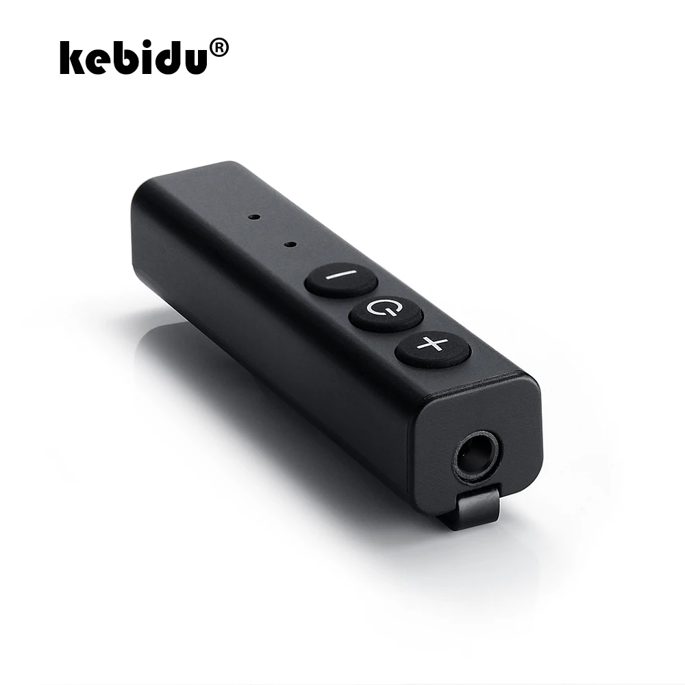 

Kebidu ручка-зажим мини беспроводной Bluetooth приемник 5 в 1 А + Mirco USB-кабель для зарядки + 3,5 мм Aux-вход аудио кабель для смартфона