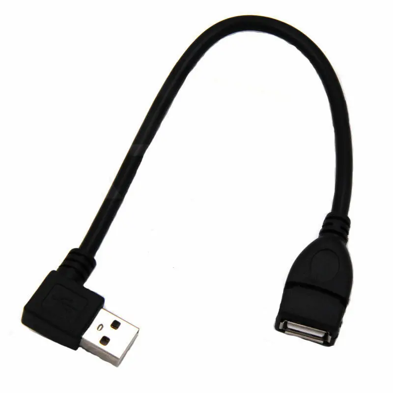 

Кабель-Удлинитель USB 2,0 A папа-мама под углом 90 градусов