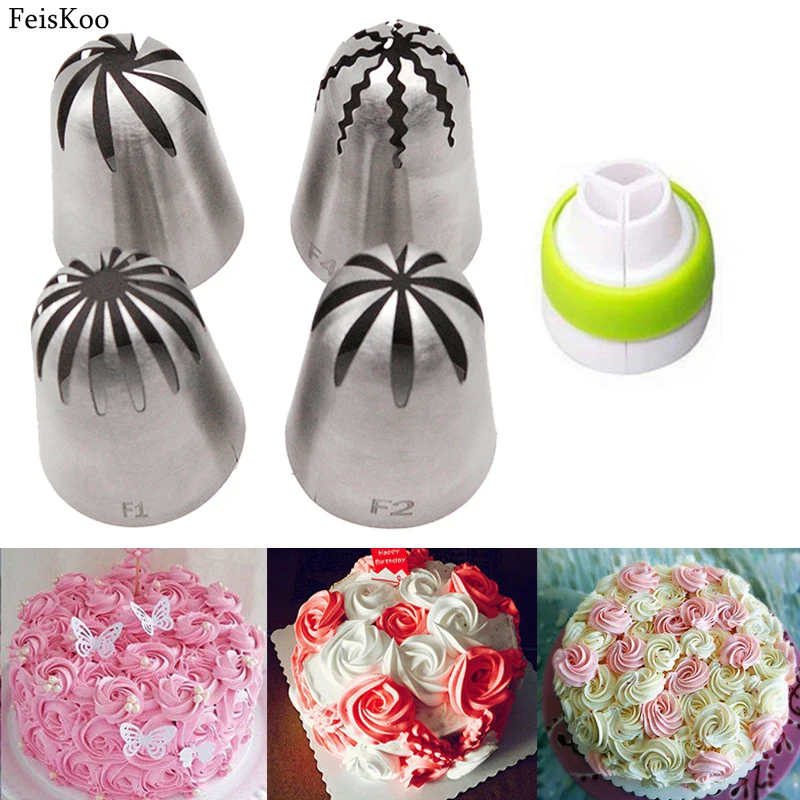 Большая насадка для крема торта 5 шт./компл. кондитерские насадки Кондитерские