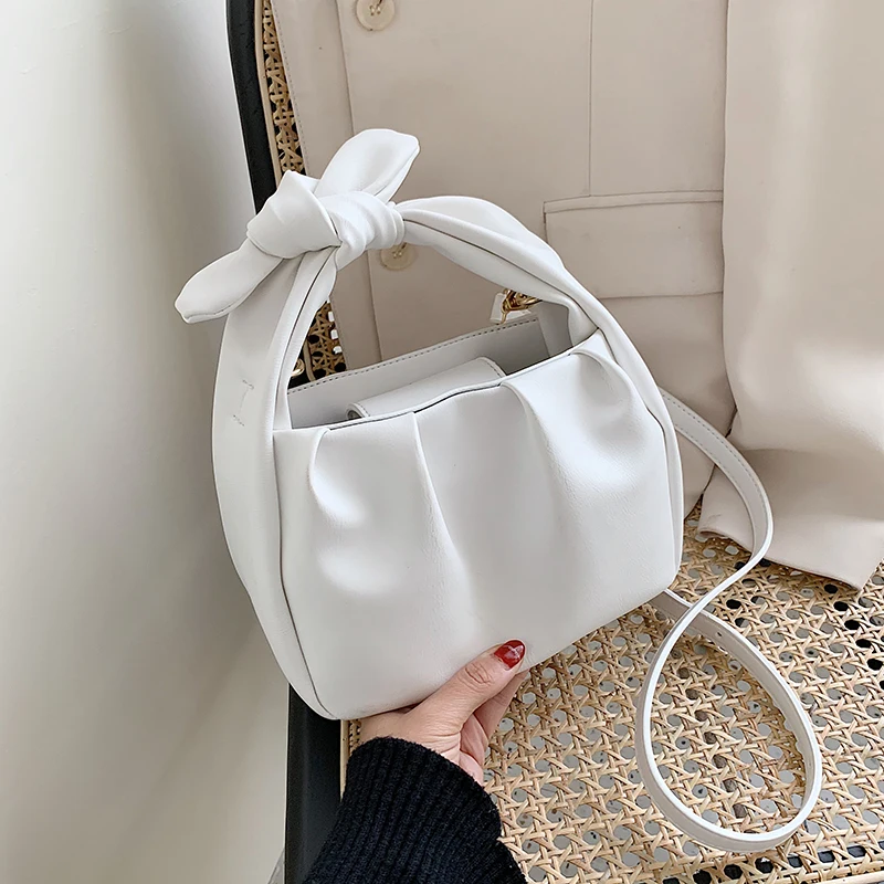 Новинка 2020 женская сумка в виде облаков мягкая кожаная на плечо Диагональная