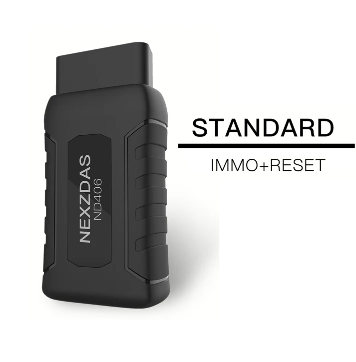 Standard HUMZOR NEXZDAS ND406 OBD Авто ключ программист иммобилайзер универсальный автомобильный диагностический инструмент OBD2 автомобильный код считыватель сканер - Цвет: Standard