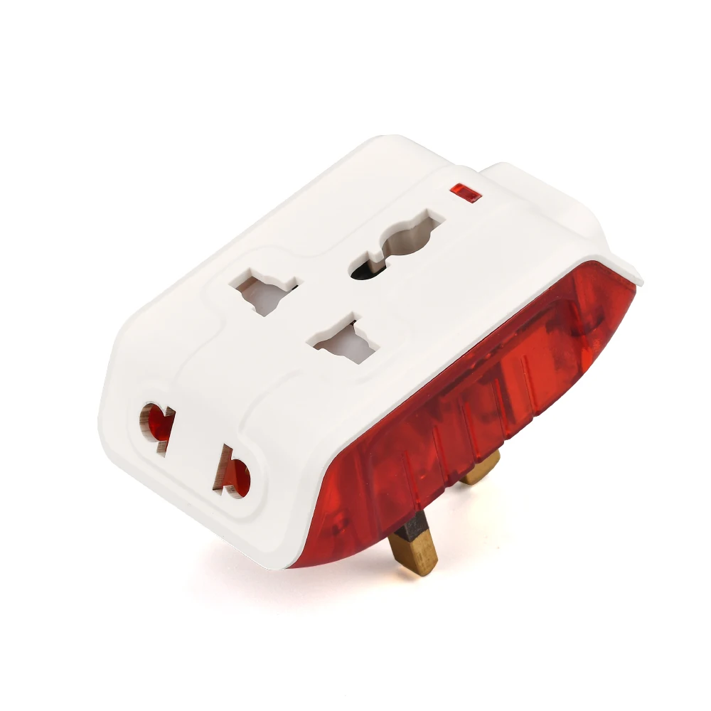 Usb Универсальный Мульти штекер Адаптер для путешествий 2 usb порт зарядного устройства 5V 2.1A в Великобританию, 13A 3 контактный разъем розетка