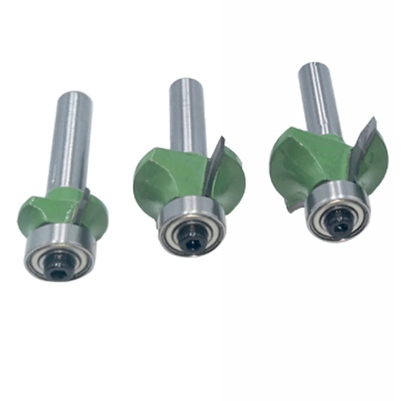 3 шт 8 мм Уголок Круглый над для вырезания гребней и пазов 18 Pcs15-40Mm ДЕРЕВООБРАБОТКА