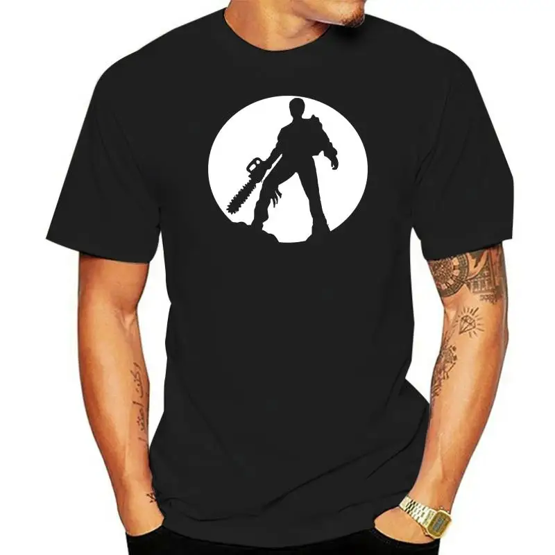 

Футболка от злых мертвецов пепел с Бензопилой в стиле ретро