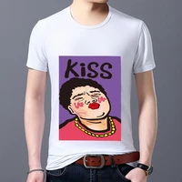mens t shirts cute and funny printing trend mens self cultivation japanese all match breathable youth short sleeved t shirt
