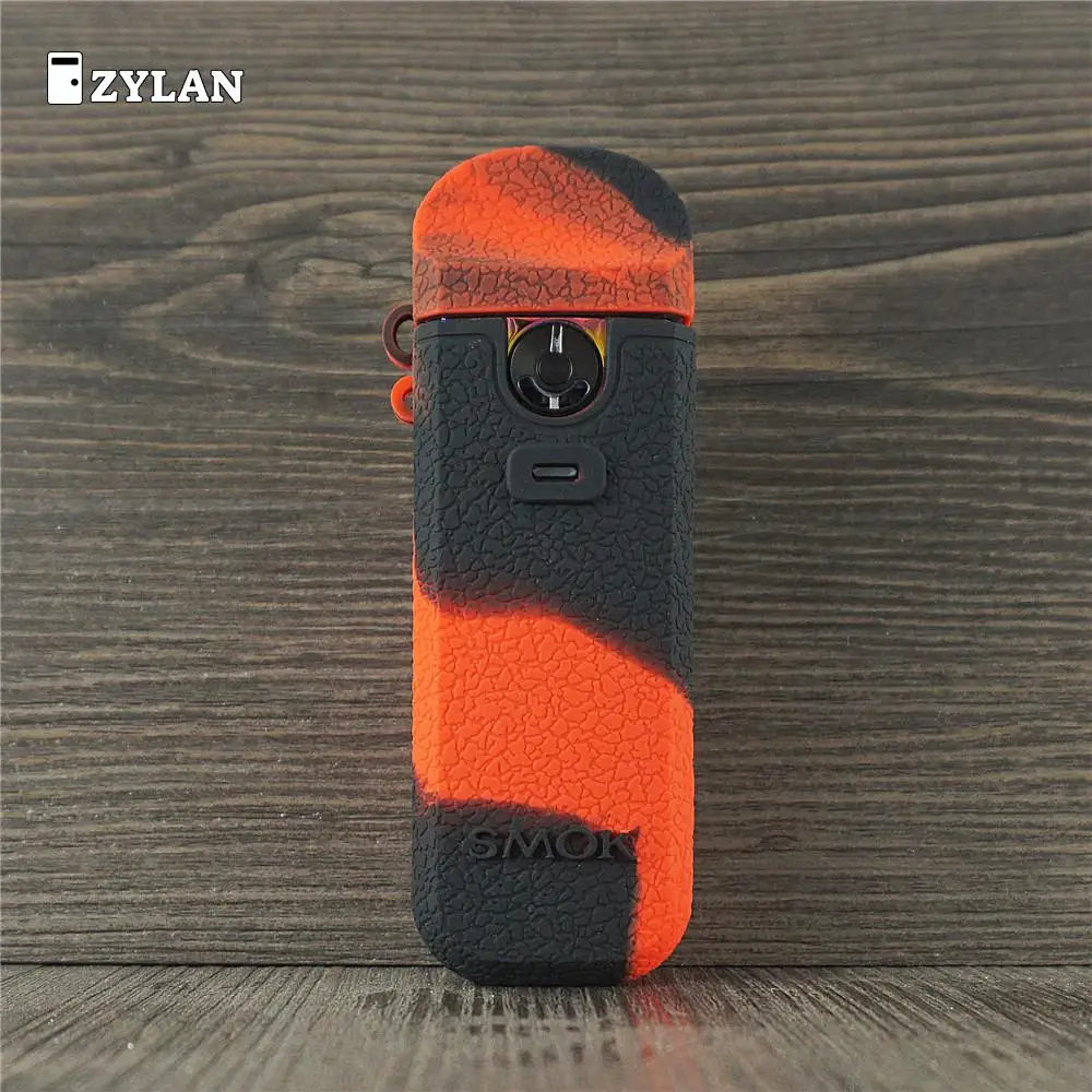 Матовый чехол с полным покрытием силиконовый резиновый для Smok Nord 4 черный