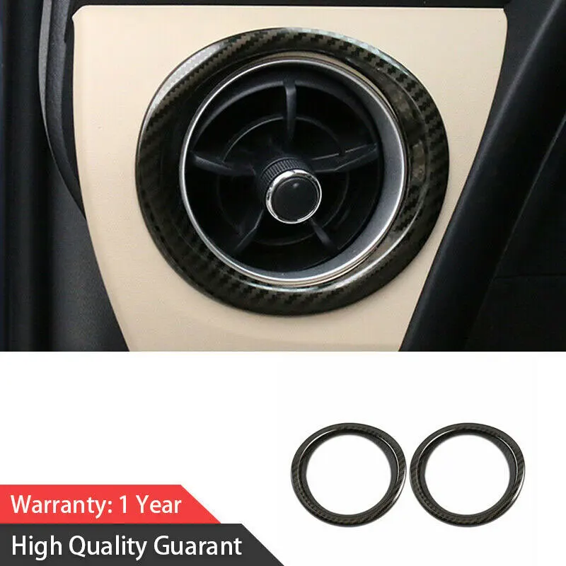 

2 шт., автомобильные аксессуары из углеродного волокна для Toyota Corolla 2017-2018