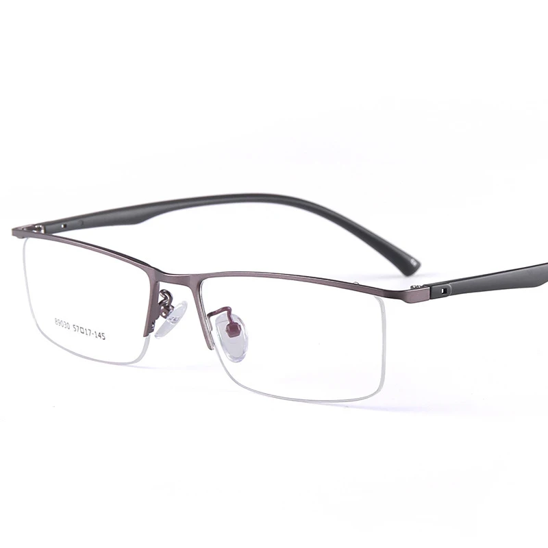 Новые металлические очки оправа полуоправы близорукость мужские вырез для