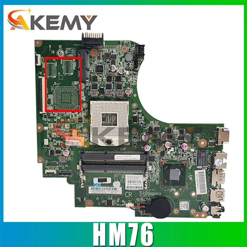 Материнская плата AKemy для ноутбука HP Probook 15-D 250 G2 HM76 SLJ8E материнская 747137-001 747137-501