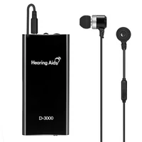 portable adjustable hearing amplifier noise reduction sound voice enhancer deaf aid for elderly seniors