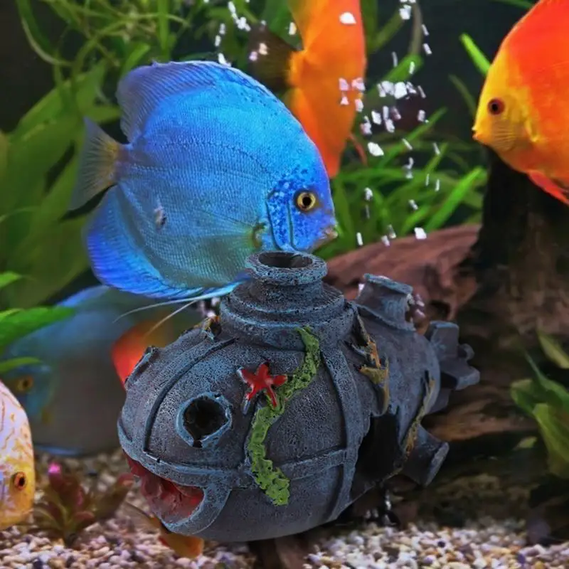 Пиратский корабль аквариум ландшафтный ландшафтное украшение избегающий