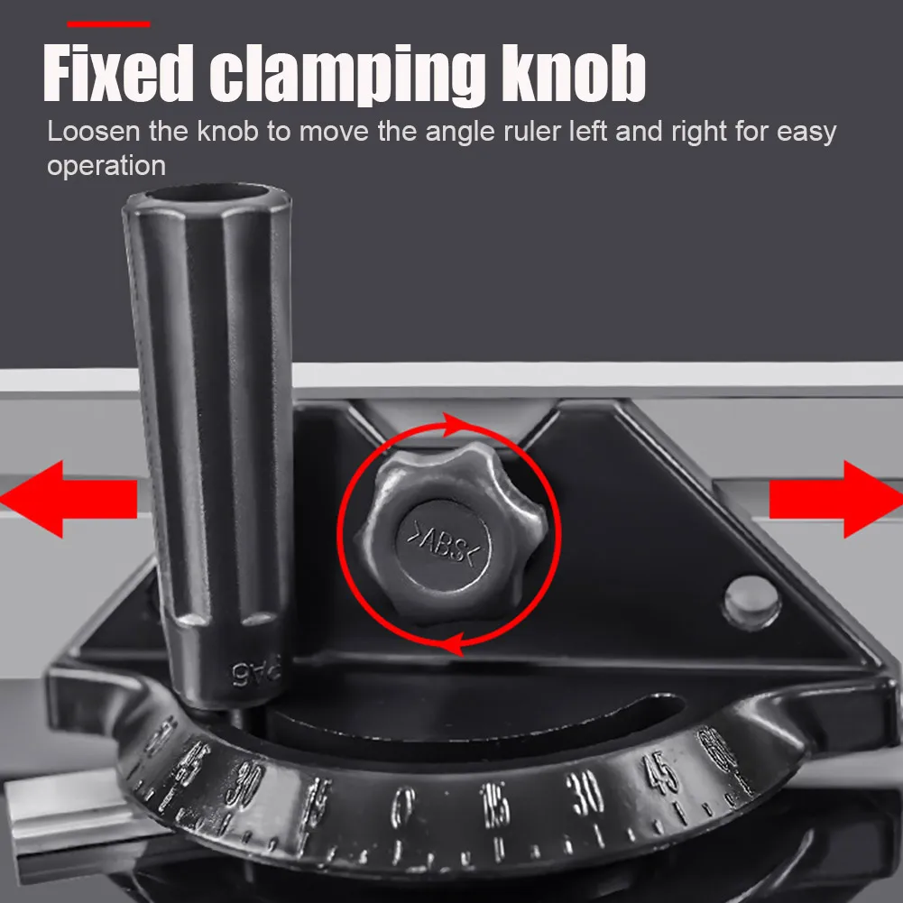 

Угловая пластина, линейка, прибор для измерения углов, портативный деревообрабатывающий инструмент, система забора, регулируемый маршрути...