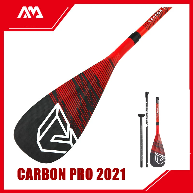 CARBON PRO fiberglass paddle for SUP stand up paddle surf board adjustable extendable 220cm oar T handle A03007