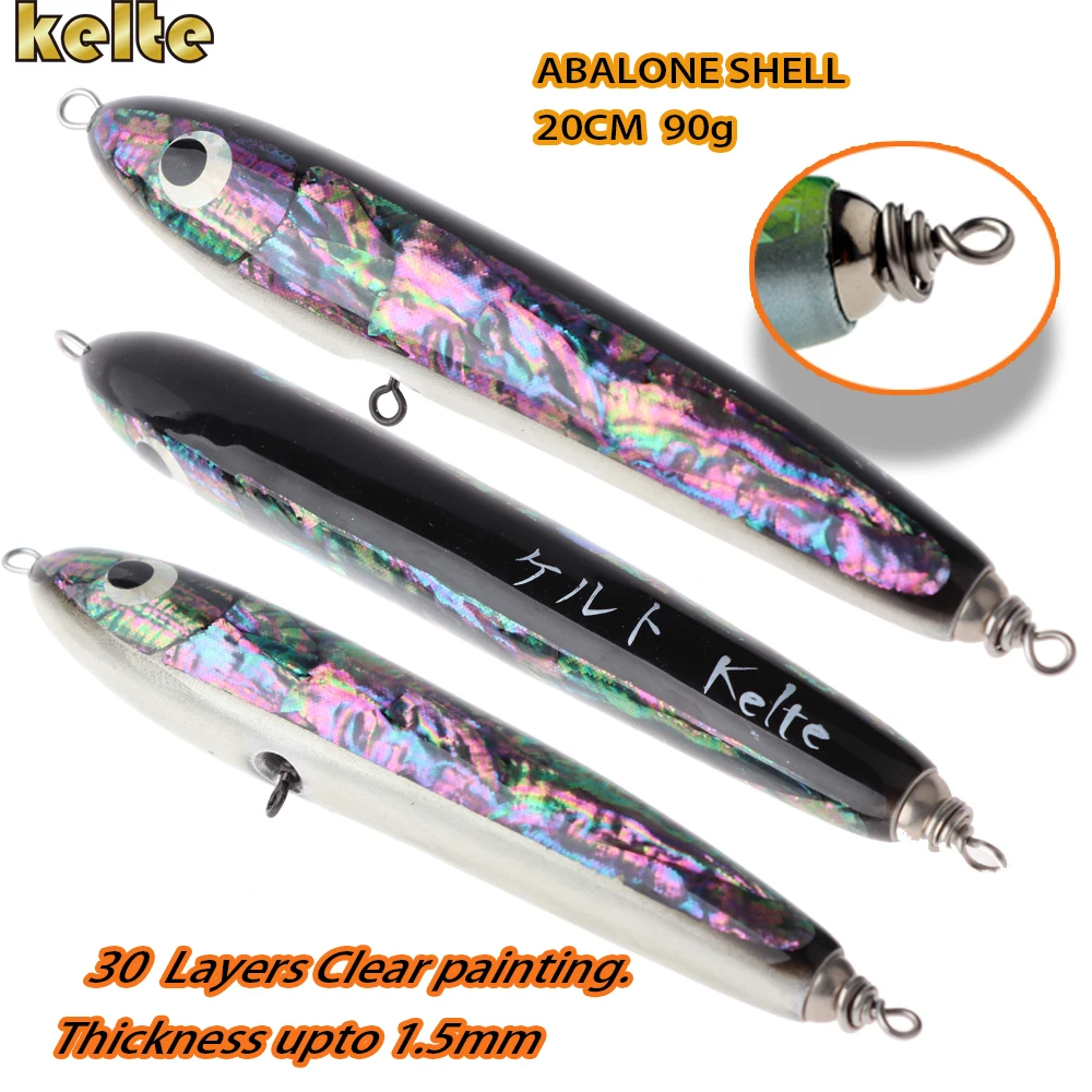 

Wood lure/Pencil bait/Stick Bait/ GAMMA 20cm 90g/Wood popper/Casting Lure/Carpenter Lure/JerkbaitMahi Mahi/Yellow Tail/Shark