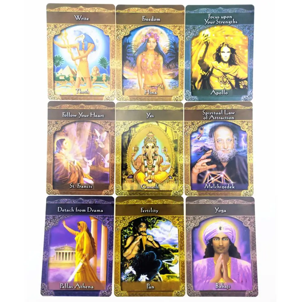 44 карты/наборы Ascended Masters Card карты Таро руководство гадание Fate Tarot колода
