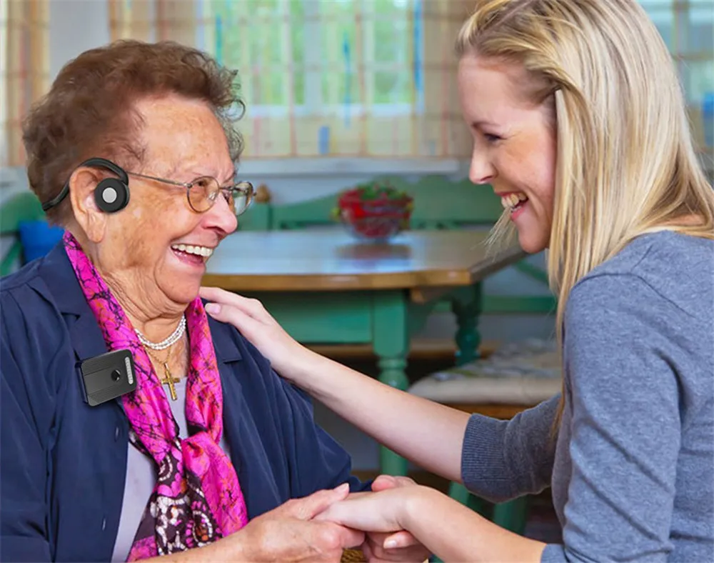 Перезаряжаемый слуховой аппарат костной проводимости усилители звука