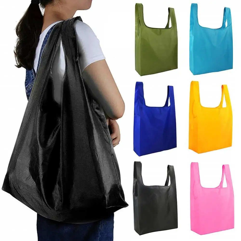 

Eco Friendly Fruit Bag Vegetable Bag Shopping Bag Folding Waterproof Oxford Fabric Grocery Shopping Bag Tote Pouch