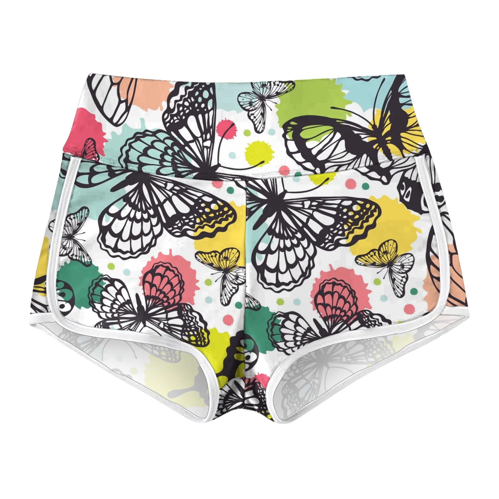 

Women's Casual Butterfly Printed Pants Sports Yoga Pants Leggings Sexy Shorts Women Thin Fitness Casual High Waist Fashion