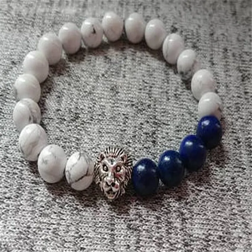 

Fashion Natural Blue Veins Bracelet 108 Buddha Beads Mental Souvenir Chain Beaded Lucky Spirituality Buddhism Calming Practice