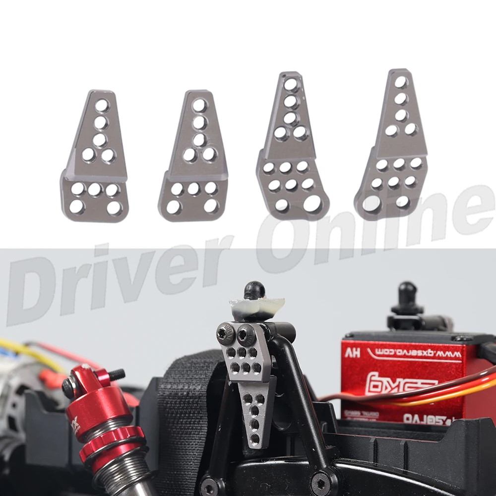

4pcs metal Aluminum Shock Towers Adjustable Shock Absorber Hoops Mount for 1/10 RC Crawler Axial SCX10 II 90046 90047