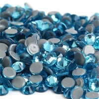 lake blue all sizes crystal ab hotfix rhinestonesglass strass hotfix rhinestones for nail art fabric decoretions