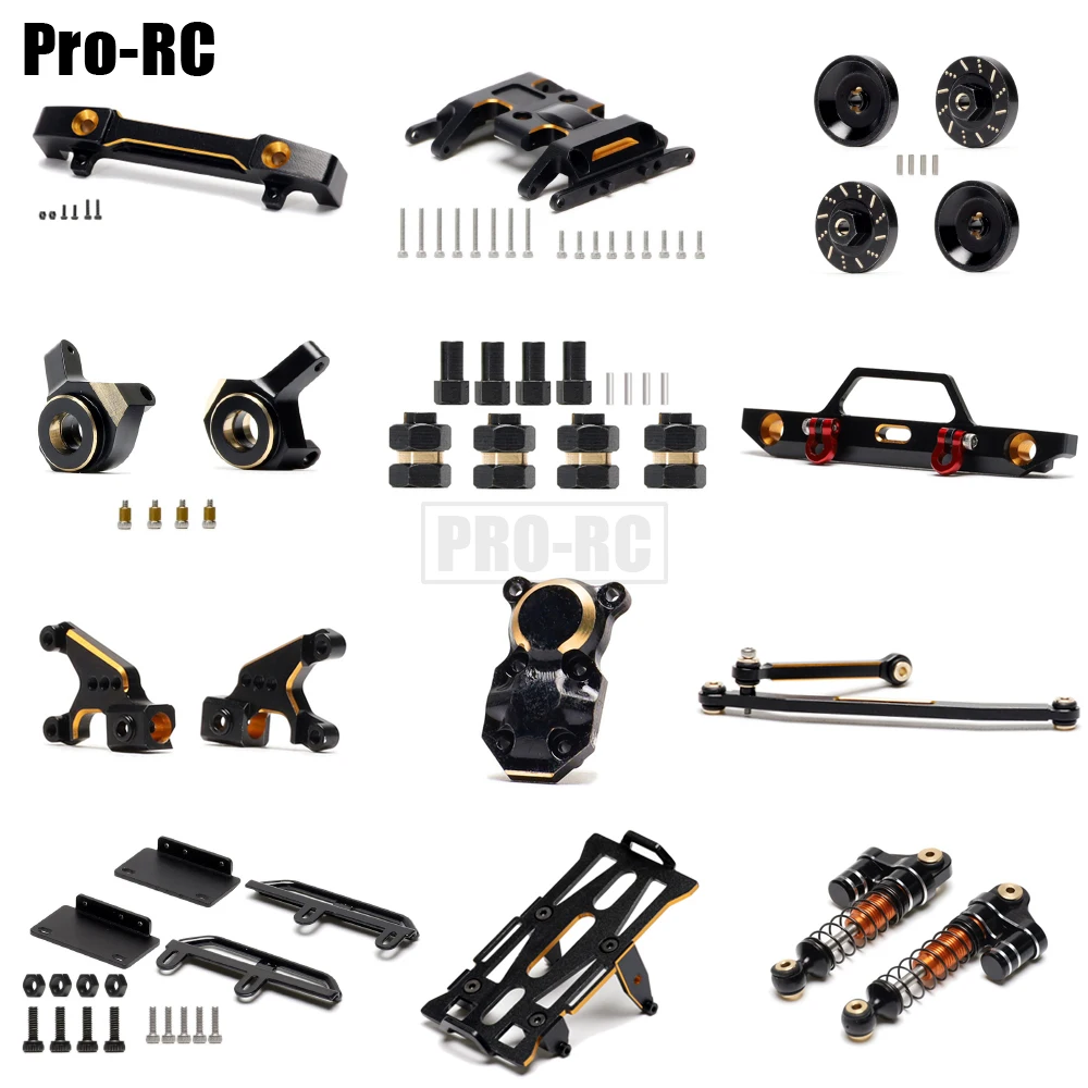 Axle Housing Servo Stand Transmission Mount Case Chassis Tie Rod Link Set for 1/24 RC Crawler Car Axial SCX24 90081 Upgrade Part