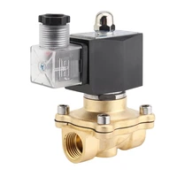 high performance 12 inch ac 220v 2w square coil pure copper direct acting solenoid valve electromagnetic valve for garden water