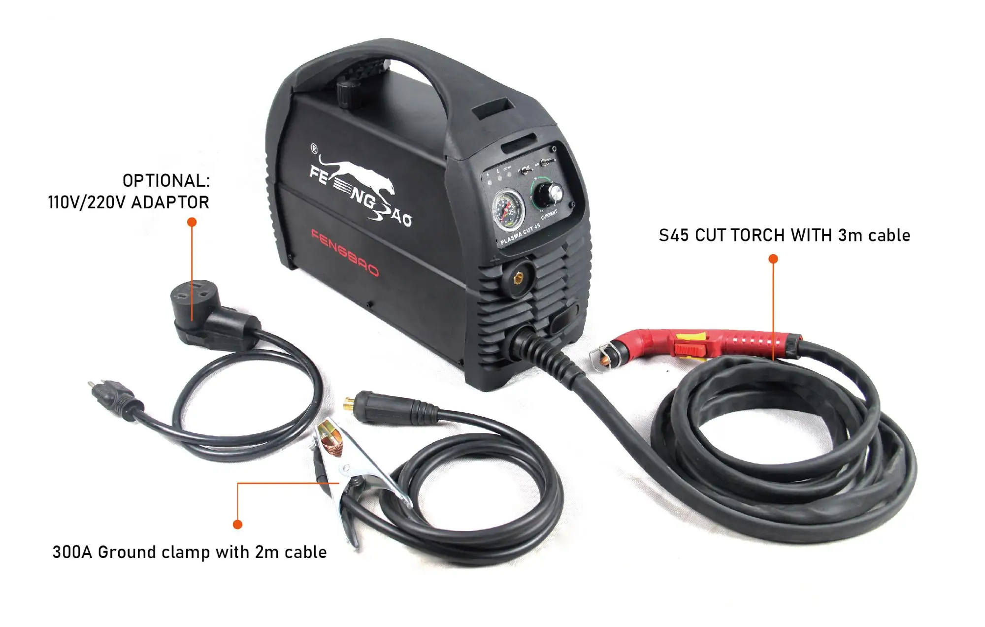 

DECAPOWER pilot arc start IGBT inverter 40A 220V Plasma cutting machine for sales