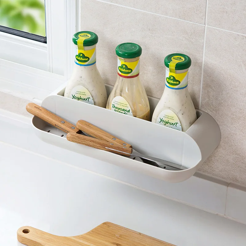 Ванная комната Бесплатная пробивая мытье ванная настенная вешалка туалет полка