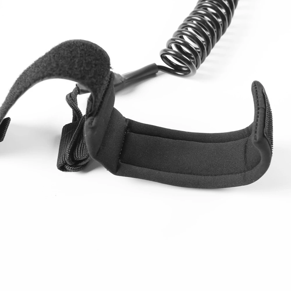 Coil Surfboard Leash Telescopic Rope Surfing Stand Up Paddle Safety Board TPU SupBoard Knee Foot Strip | Спорт и развлечения