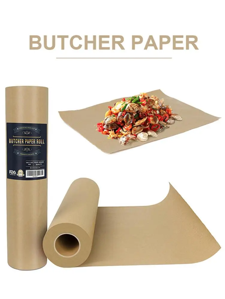 Рулон из крафт бумаги для мясника 18*170 футов оберточная бумага говядины брусков