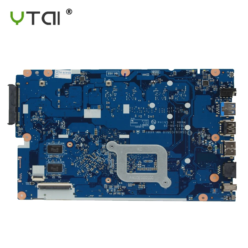 CG410/CG510 NM-A681 для lenovo 100 15IBD 100-15IBD материнская плата Процессор 3825U GT920 1 ГБ тест неповрежденным