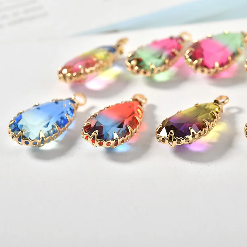 Цветной градиентный шарнир Ретро Медный мешок для резки поверхности кристалла