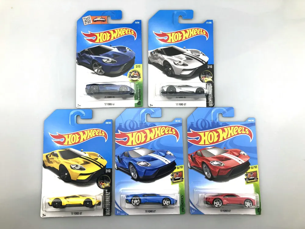 Hot Wheels 1:64 Car 17 FORD GT Коллекционная серия коллекционные металлические автомобили