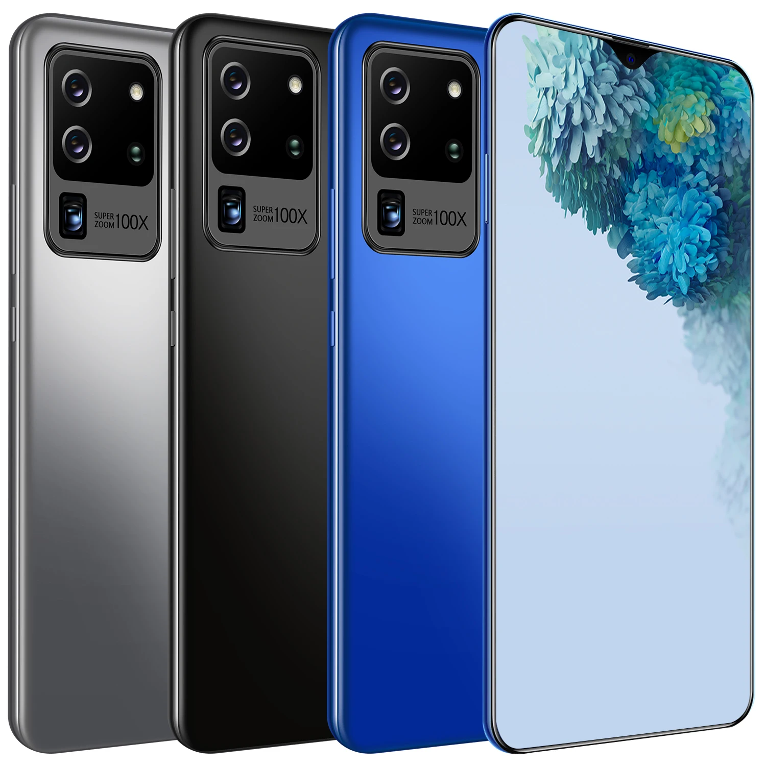 

6.3inch S25U 8GB+256GB 16MP+32MP 4800mAh 1440*3200 Smartphone 5G Android 10 Double Sim Card MTK6875 Face ID