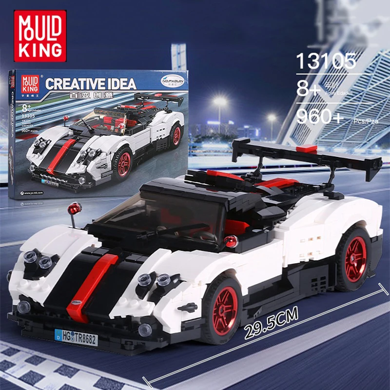 13105 Креативная идея серии Pagani Zonda Five Roadster совместимые со стандартными блоками Bulding