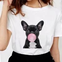 2021 women simple t shirts hot summer animal bubble gum print streetwear clothes graphic tee tshirt femme retro t shirt