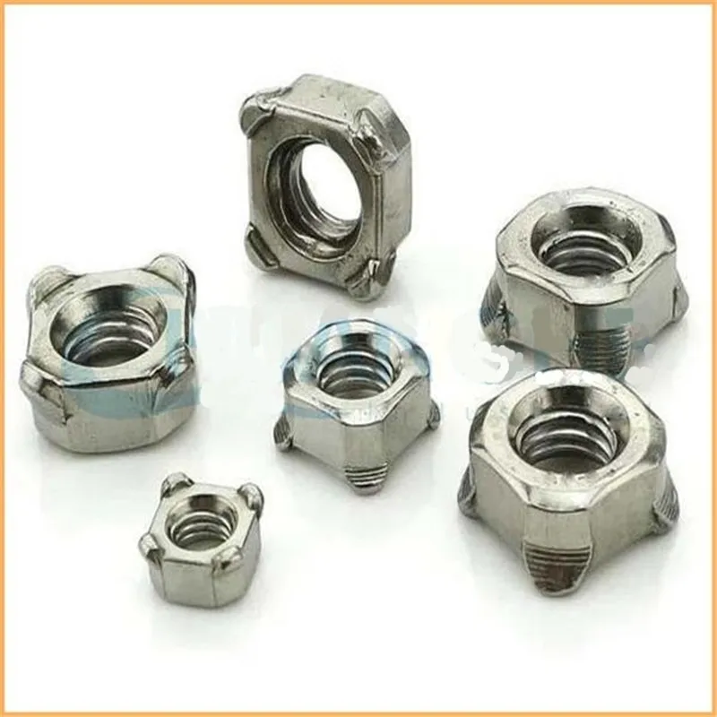 M4/M5/M6/M8/M10 квадратная сварная гайка Escuadra Soldar гайки Dado Quadrato Ecrou резьба подходит для