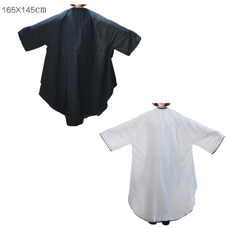

Накидка для парикмахерской, водонепроницаемая, черная/белая